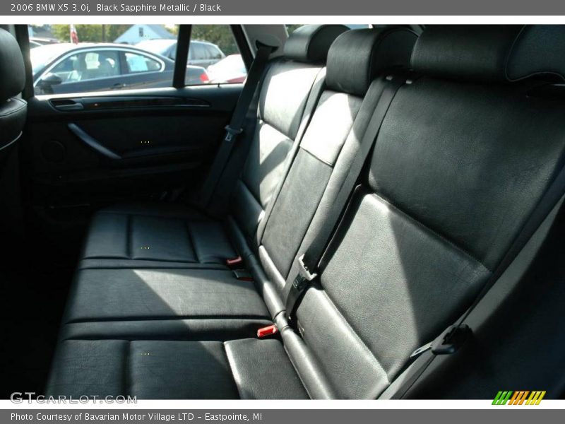 Black Sapphire Metallic / Black 2006 BMW X5 3.0i