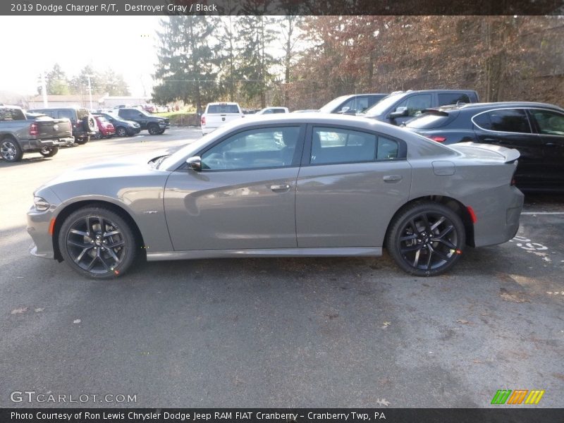 Destroyer Gray / Black 2019 Dodge Charger R/T