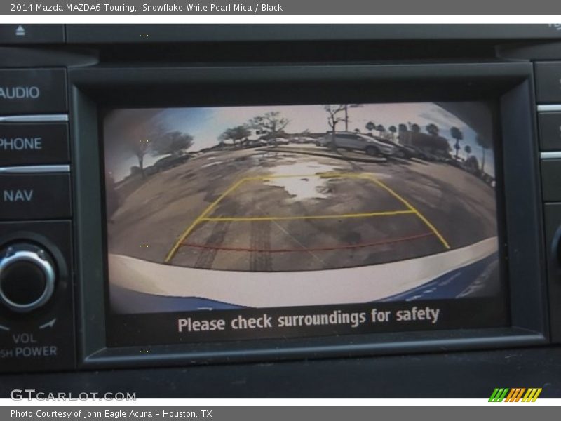 Snowflake White Pearl Mica / Black 2014 Mazda MAZDA6 Touring