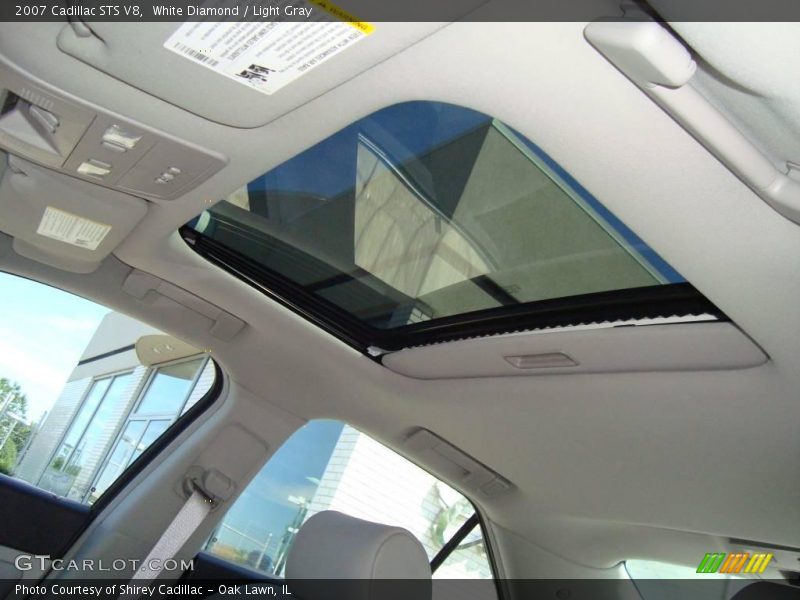 White Diamond / Light Gray 2007 Cadillac STS V8