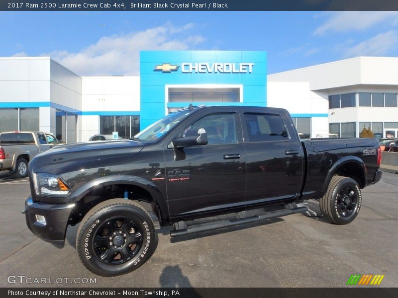 Brilliant Black Crystal Pearl / Black 2017 Ram 2500 Laramie Crew Cab 4x4