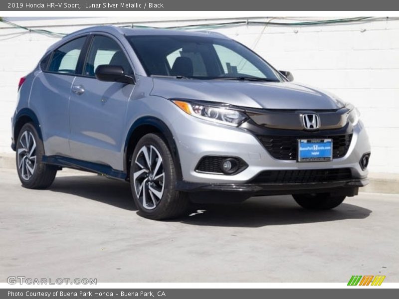 Lunar Silver Metallic / Black 2019 Honda HR-V Sport