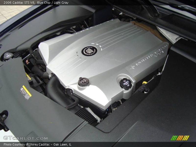 Blue Chip / Light Gray 2006 Cadillac STS V8