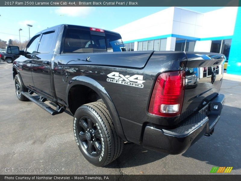 Brilliant Black Crystal Pearl / Black 2017 Ram 2500 Laramie Crew Cab 4x4