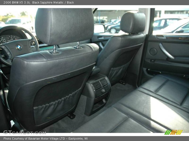 Black Sapphire Metallic / Black 2006 BMW X5 3.0i