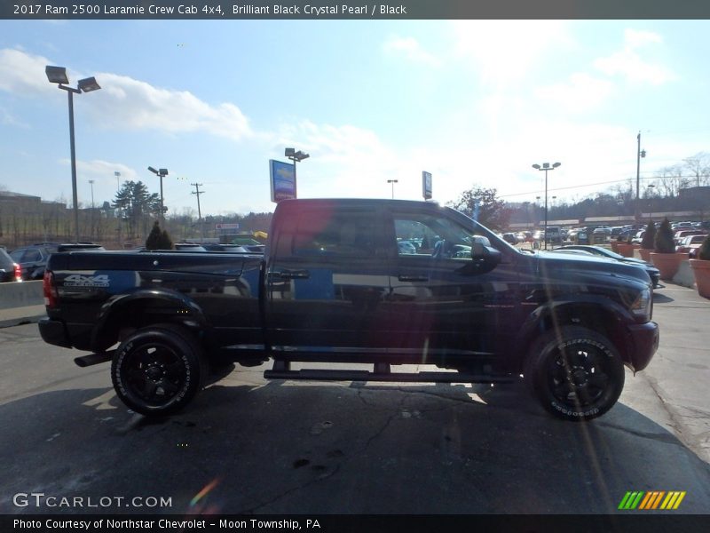 Brilliant Black Crystal Pearl / Black 2017 Ram 2500 Laramie Crew Cab 4x4