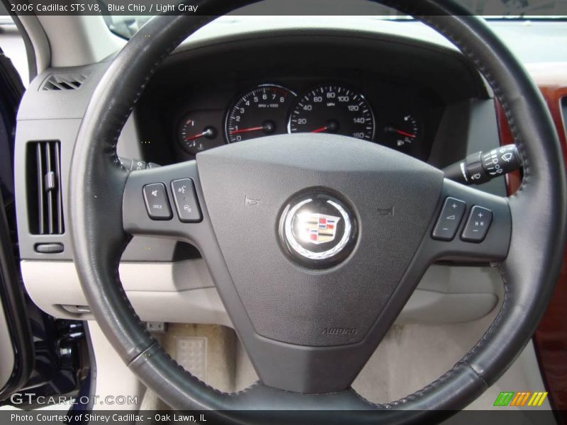 Blue Chip / Light Gray 2006 Cadillac STS V8