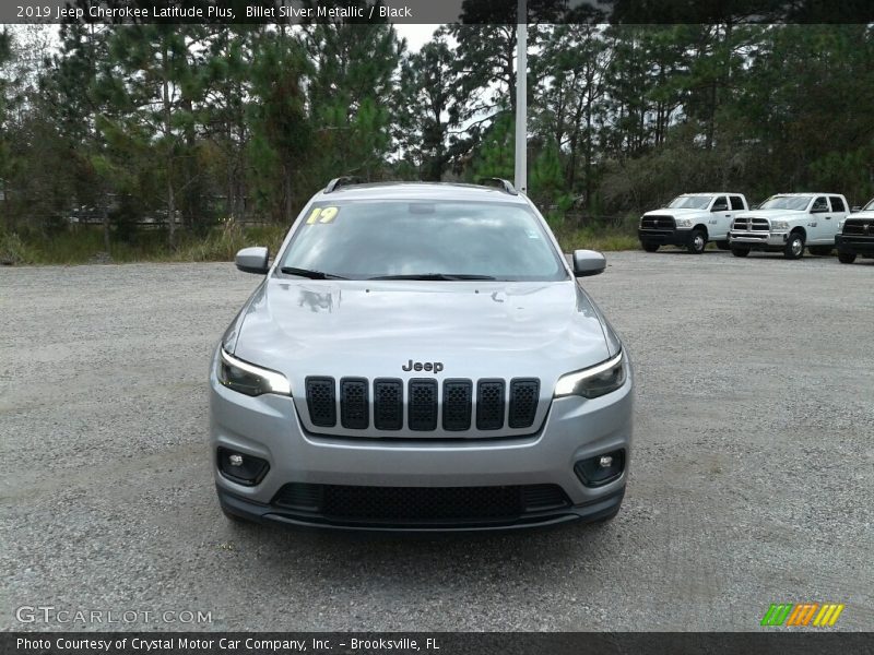Billet Silver Metallic / Black 2019 Jeep Cherokee Latitude Plus
