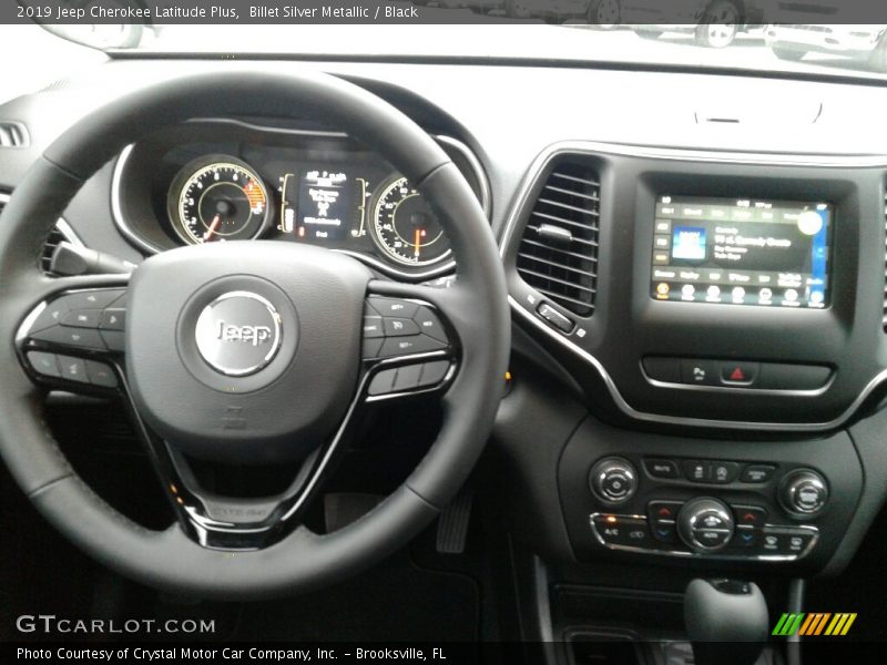 Billet Silver Metallic / Black 2019 Jeep Cherokee Latitude Plus