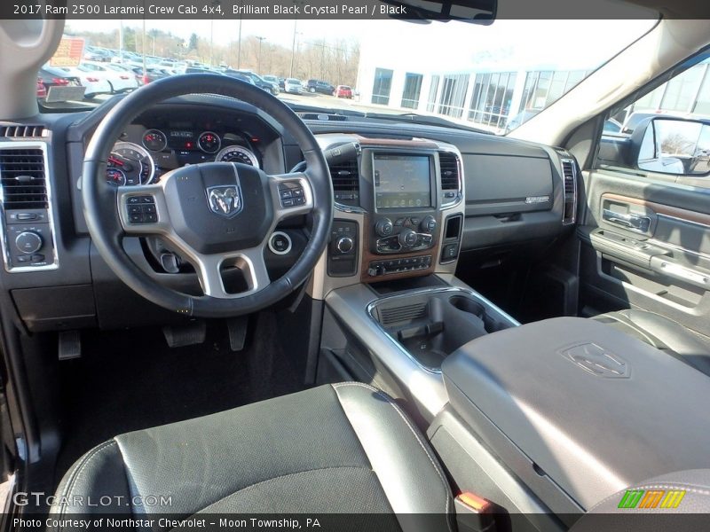 Brilliant Black Crystal Pearl / Black 2017 Ram 2500 Laramie Crew Cab 4x4