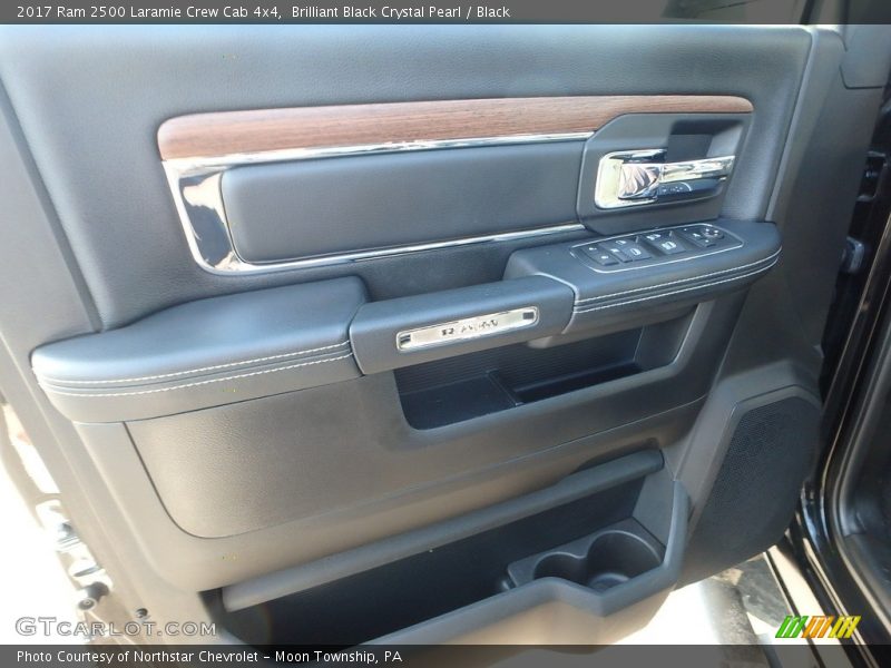 Brilliant Black Crystal Pearl / Black 2017 Ram 2500 Laramie Crew Cab 4x4