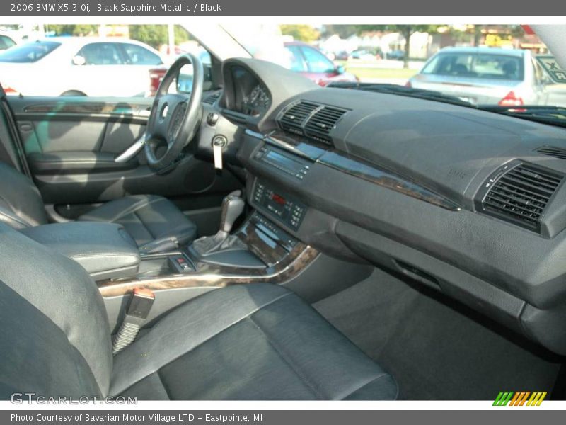 Black Sapphire Metallic / Black 2006 BMW X5 3.0i