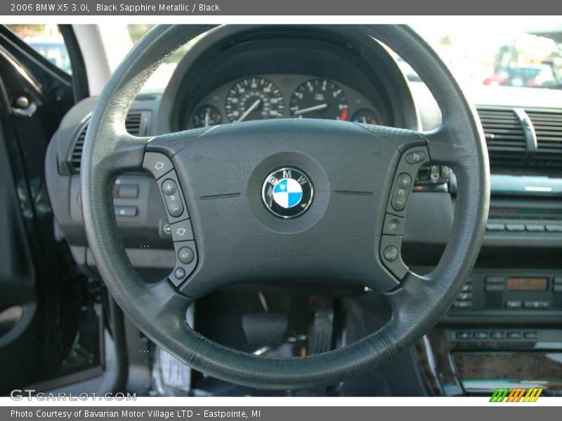 Black Sapphire Metallic / Black 2006 BMW X5 3.0i