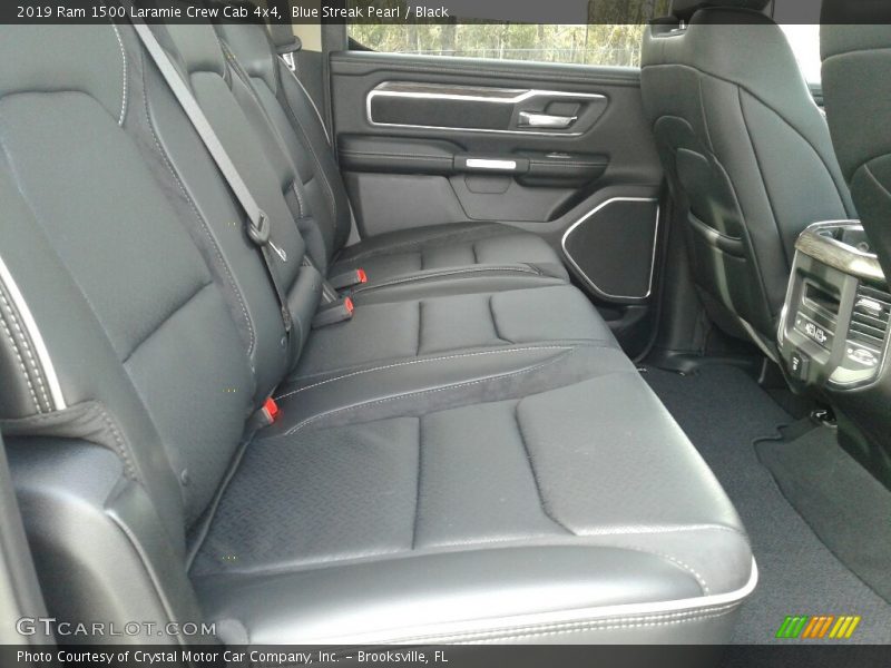 Blue Streak Pearl / Black 2019 Ram 1500 Laramie Crew Cab 4x4