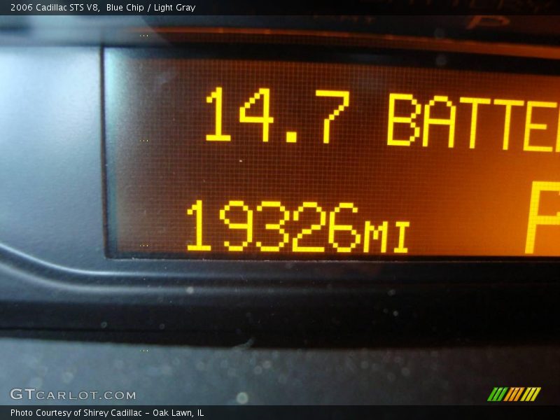 Blue Chip / Light Gray 2006 Cadillac STS V8
