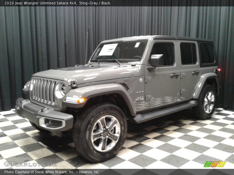 Sting-Gray / Black 2019 Jeep Wrangler Unlimited Sahara 4x4