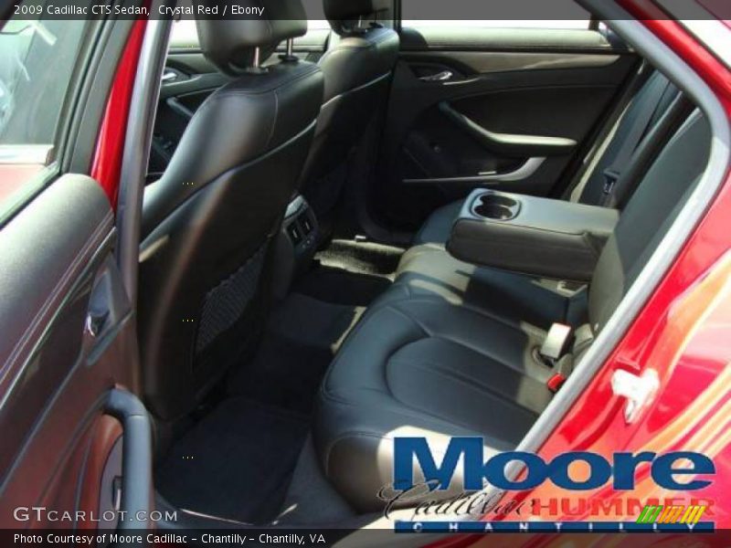 Crystal Red / Ebony 2009 Cadillac CTS Sedan