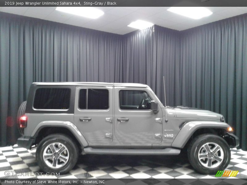 Sting-Gray / Black 2019 Jeep Wrangler Unlimited Sahara 4x4
