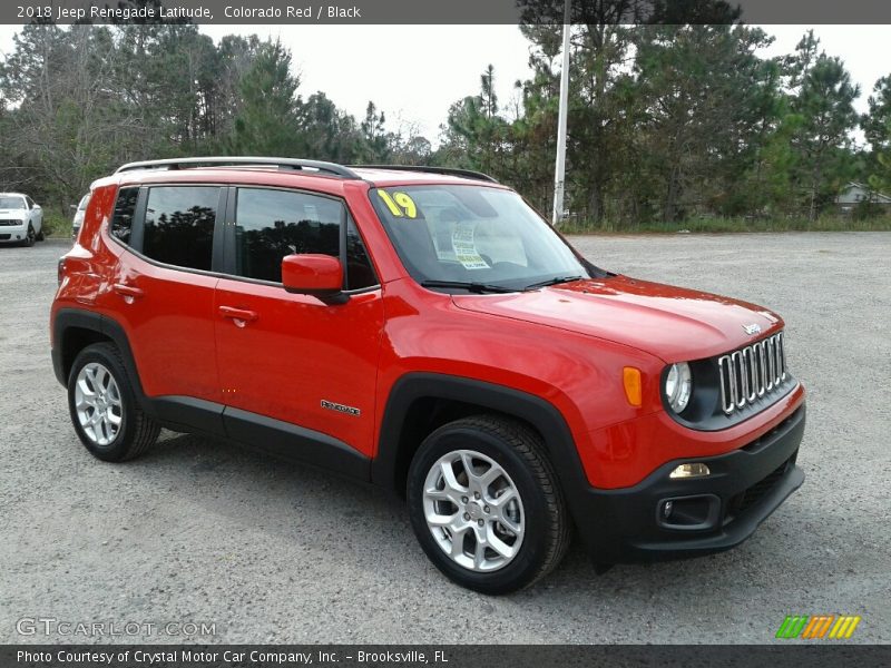 Colorado Red / Black 2018 Jeep Renegade Latitude