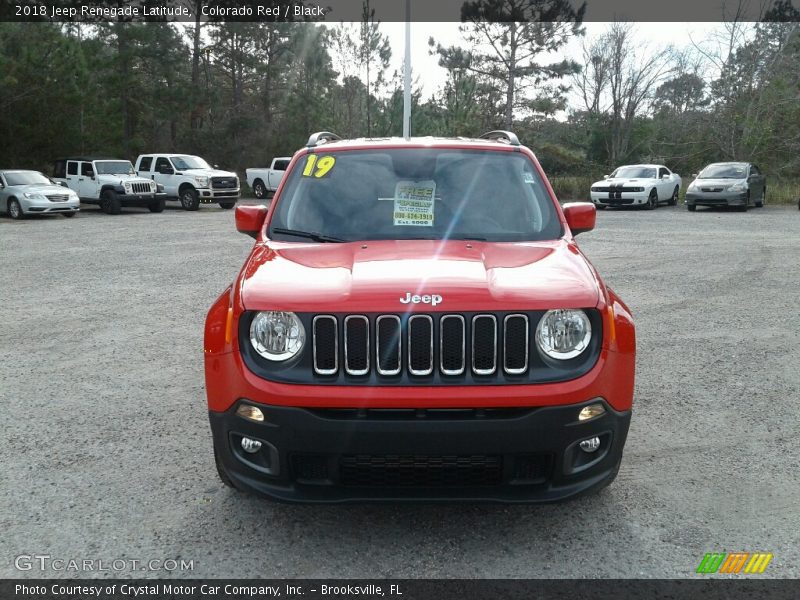 Colorado Red / Black 2018 Jeep Renegade Latitude