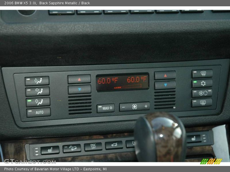 Black Sapphire Metallic / Black 2006 BMW X5 3.0i