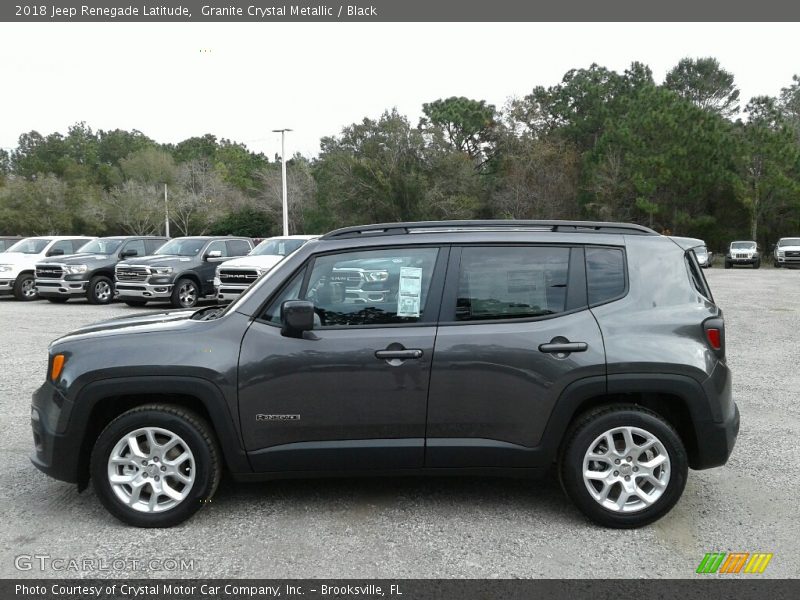 Granite Crystal Metallic / Black 2018 Jeep Renegade Latitude