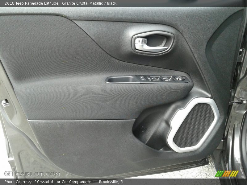 Granite Crystal Metallic / Black 2018 Jeep Renegade Latitude