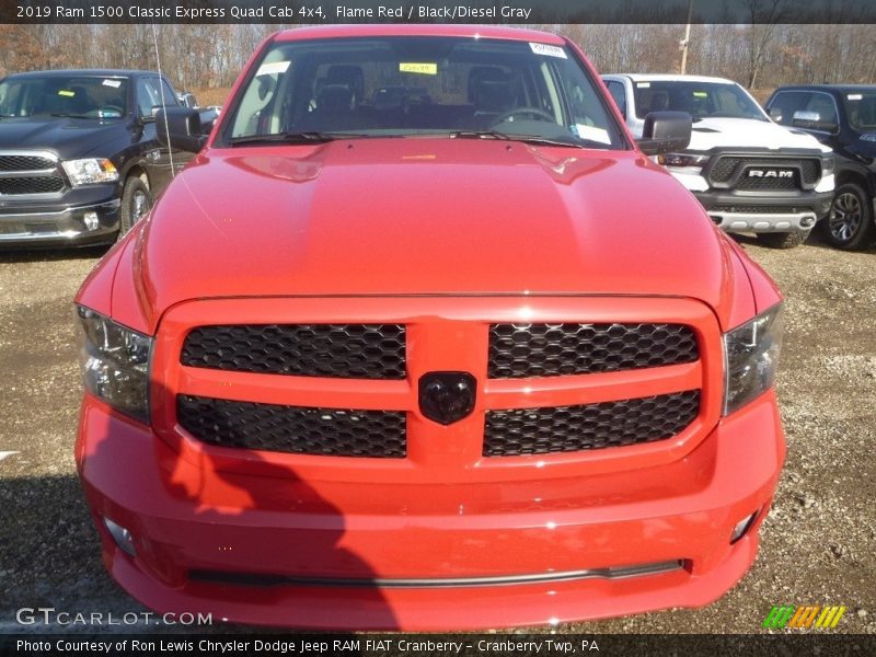 Flame Red / Black/Diesel Gray 2019 Ram 1500 Classic Express Quad Cab 4x4