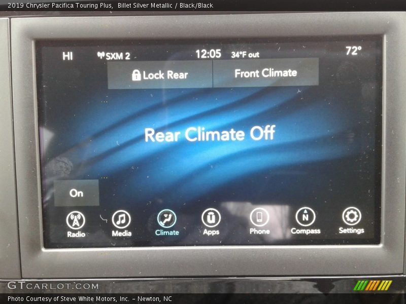 Billet Silver Metallic / Black/Black 2019 Chrysler Pacifica Touring Plus