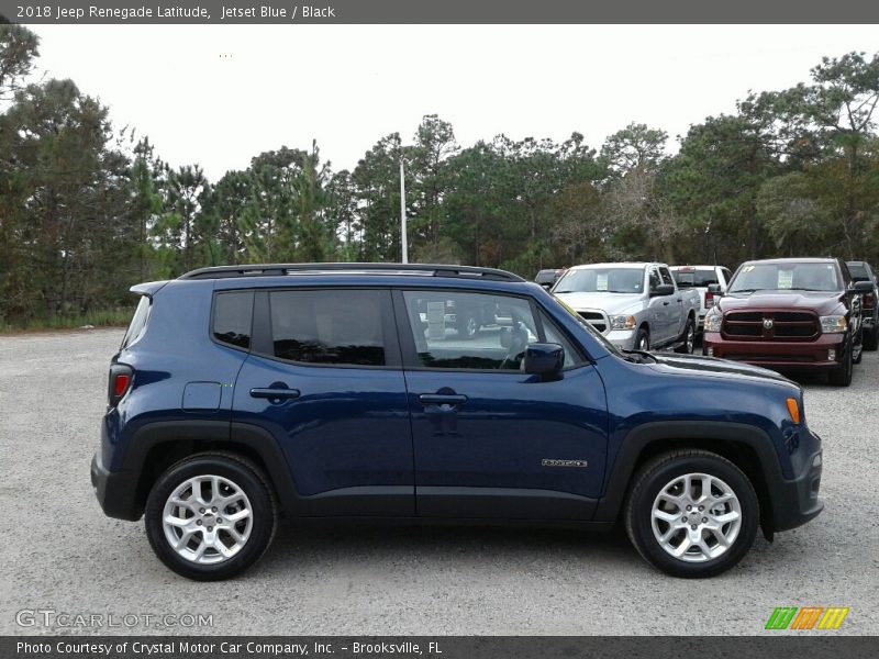 Jetset Blue / Black 2018 Jeep Renegade Latitude
