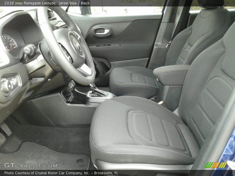 Jetset Blue / Black 2018 Jeep Renegade Latitude