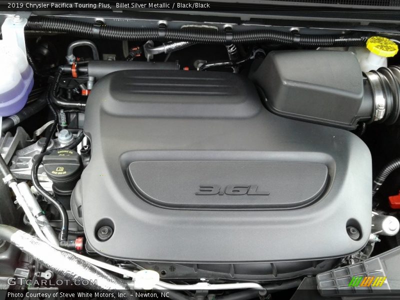 Billet Silver Metallic / Black/Black 2019 Chrysler Pacifica Touring Plus