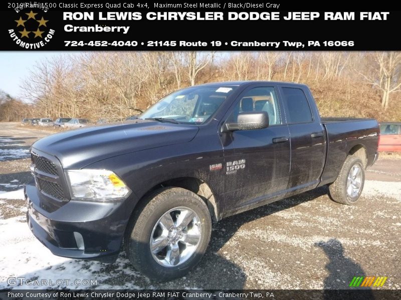 Maximum Steel Metallic / Black/Diesel Gray 2019 Ram 1500 Classic Express Quad Cab 4x4