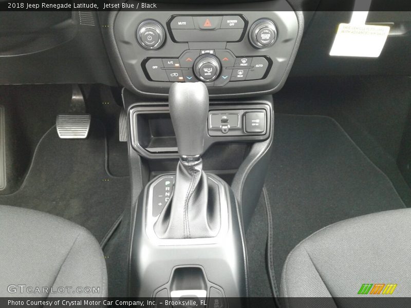 Jetset Blue / Black 2018 Jeep Renegade Latitude
