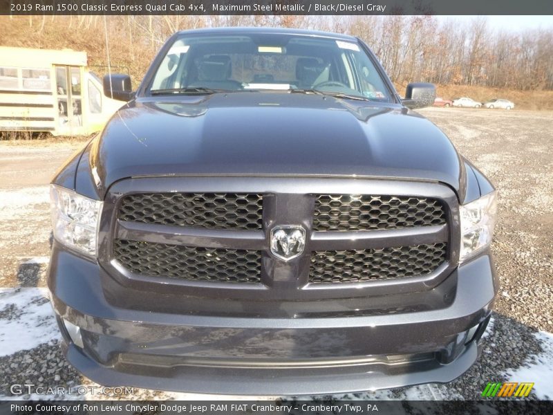 Maximum Steel Metallic / Black/Diesel Gray 2019 Ram 1500 Classic Express Quad Cab 4x4