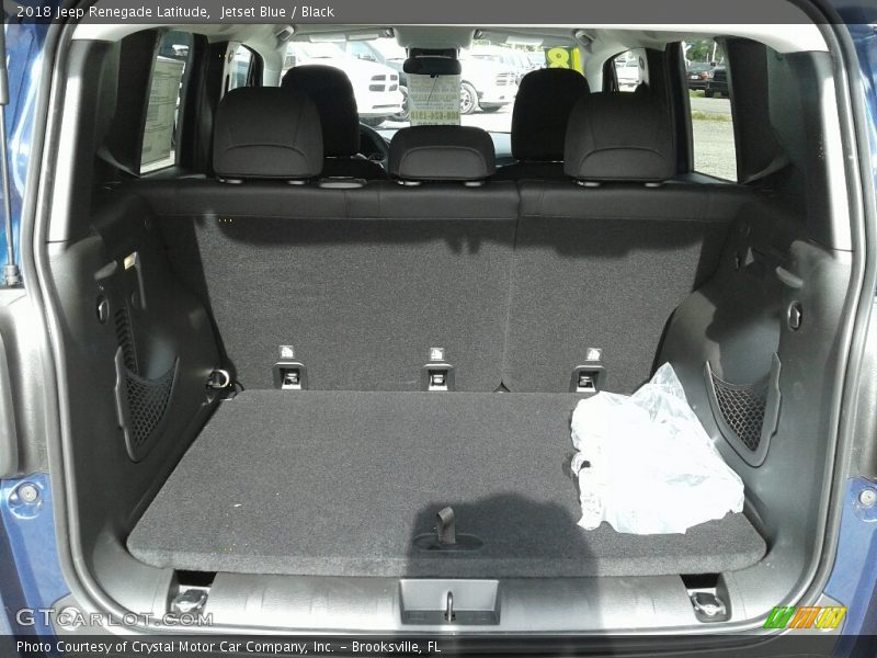 Jetset Blue / Black 2018 Jeep Renegade Latitude