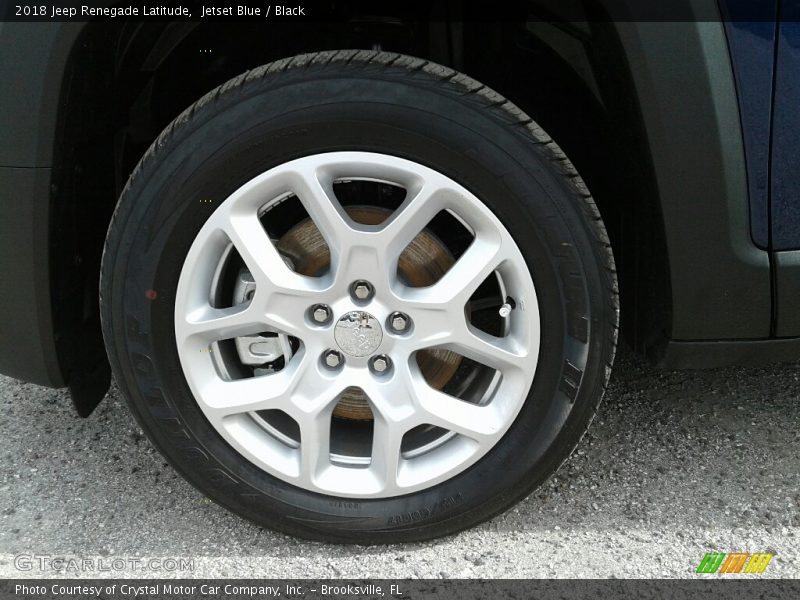Jetset Blue / Black 2018 Jeep Renegade Latitude