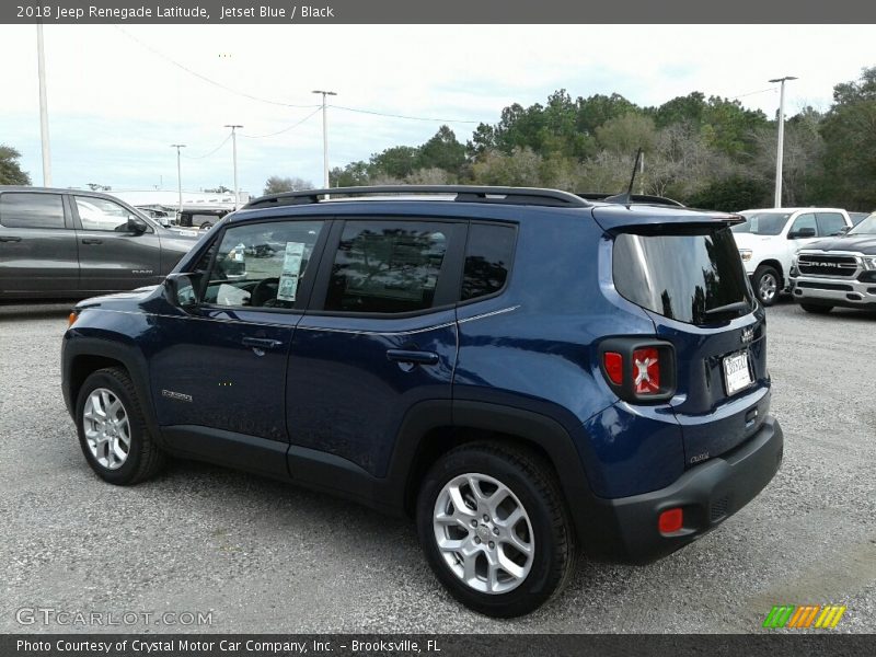 Jetset Blue / Black 2018 Jeep Renegade Latitude