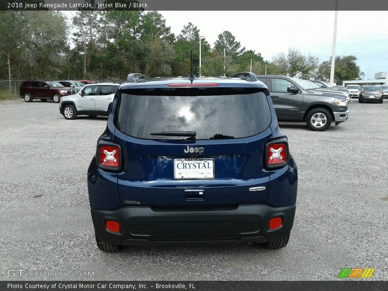 Jetset Blue / Black 2018 Jeep Renegade Latitude