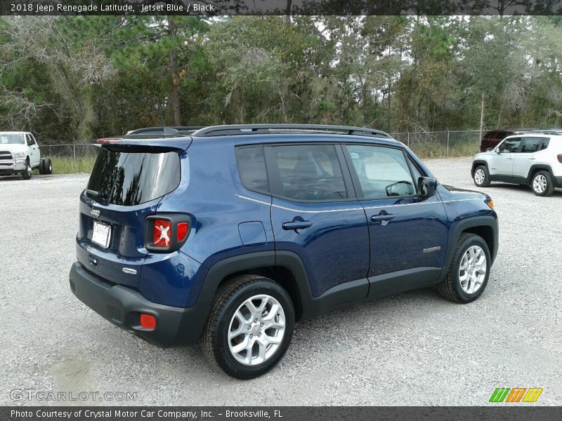 Jetset Blue / Black 2018 Jeep Renegade Latitude