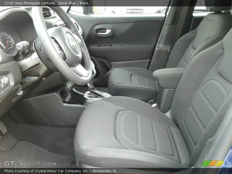 Jetset Blue / Black 2018 Jeep Renegade Latitude