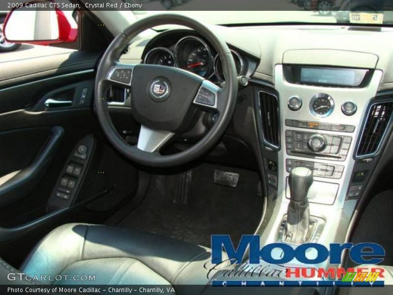 Crystal Red / Ebony 2009 Cadillac CTS Sedan