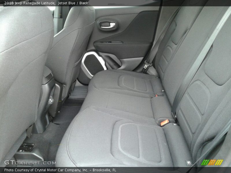 Jetset Blue / Black 2018 Jeep Renegade Latitude