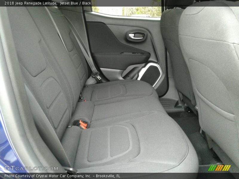Jetset Blue / Black 2018 Jeep Renegade Latitude