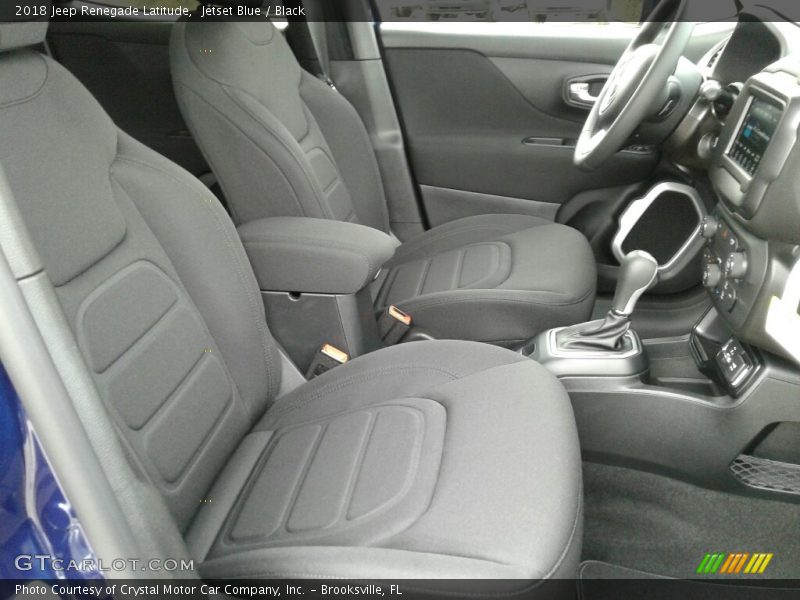 Jetset Blue / Black 2018 Jeep Renegade Latitude