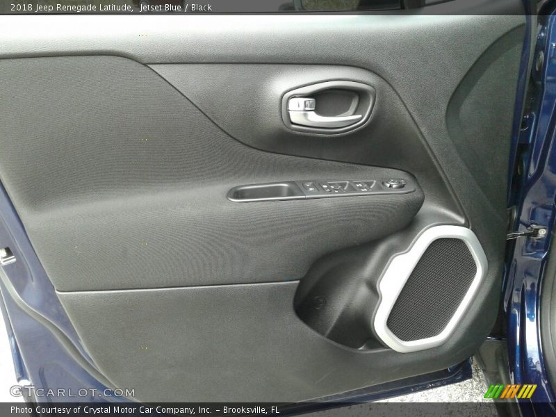 Jetset Blue / Black 2018 Jeep Renegade Latitude