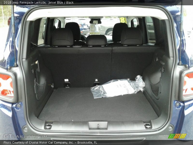 Jetset Blue / Black 2018 Jeep Renegade Latitude