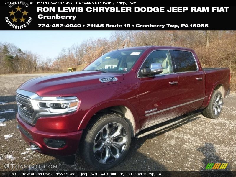 Delmonico Red Pearl / Indigo/Frost 2019 Ram 1500 Limited Crew Cab 4x4