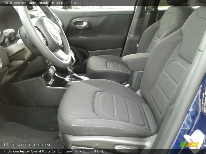 Jetset Blue / Black 2018 Jeep Renegade Latitude