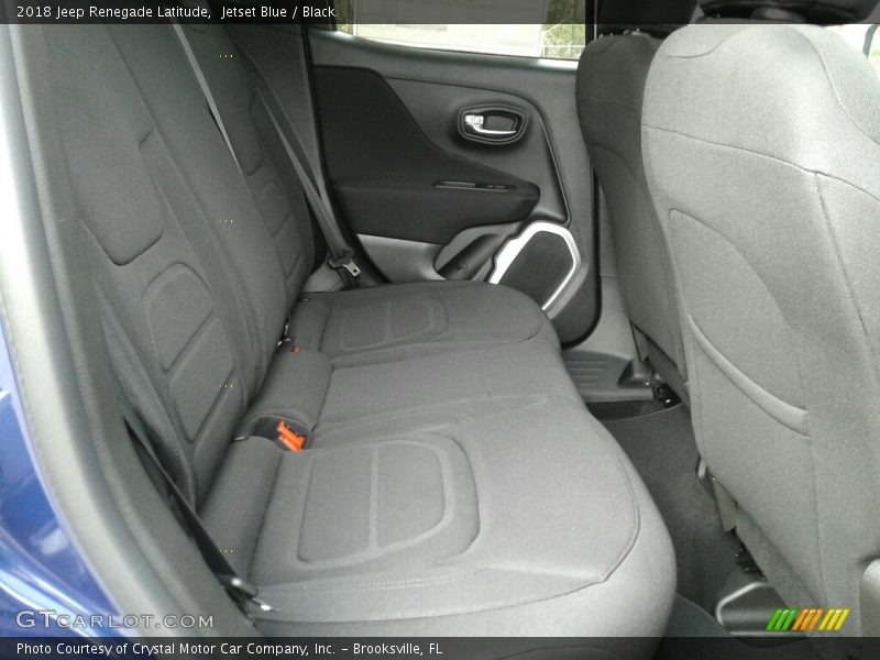 Jetset Blue / Black 2018 Jeep Renegade Latitude